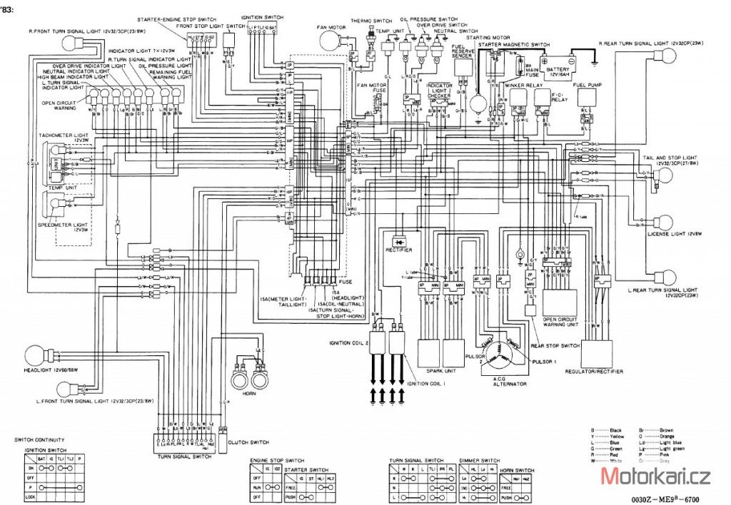 1985 Honda Shadow Vt700c Wiring Diagram