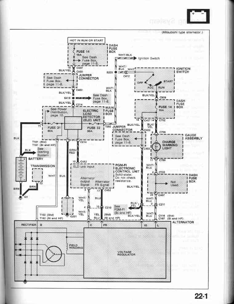 1990 Honda Accord Radio Wiring Diagram