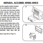 1993 Honda Accord Installation Parts Harness Wires Kits Bluetooth