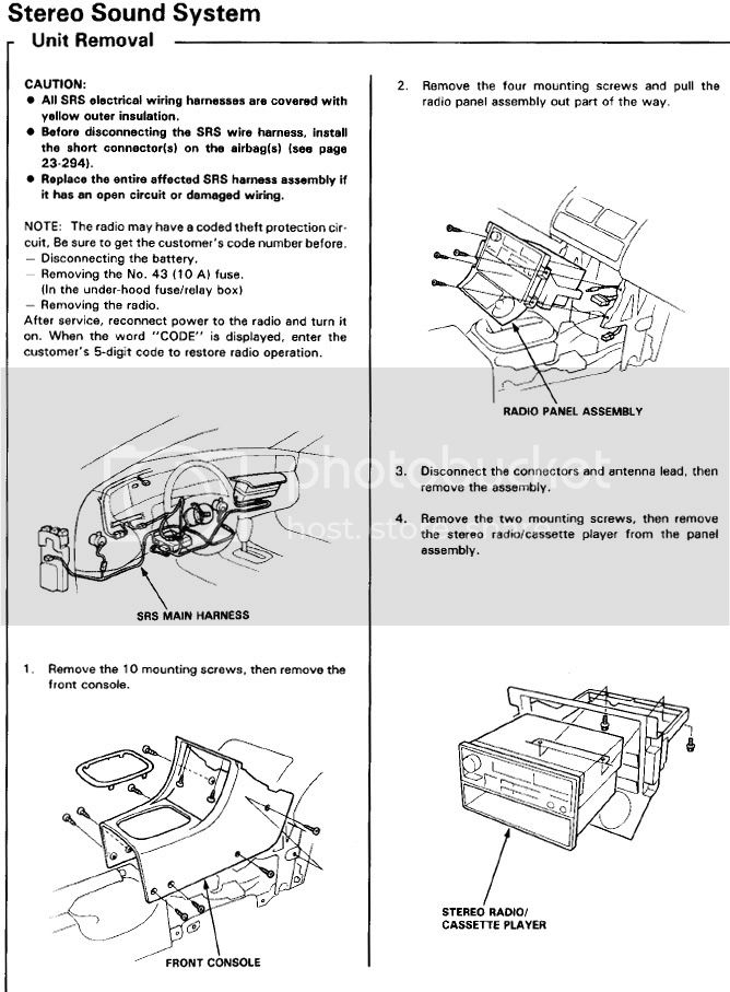 1994 Honda Prelude Wiring Harnes Wiring Diagram Schema