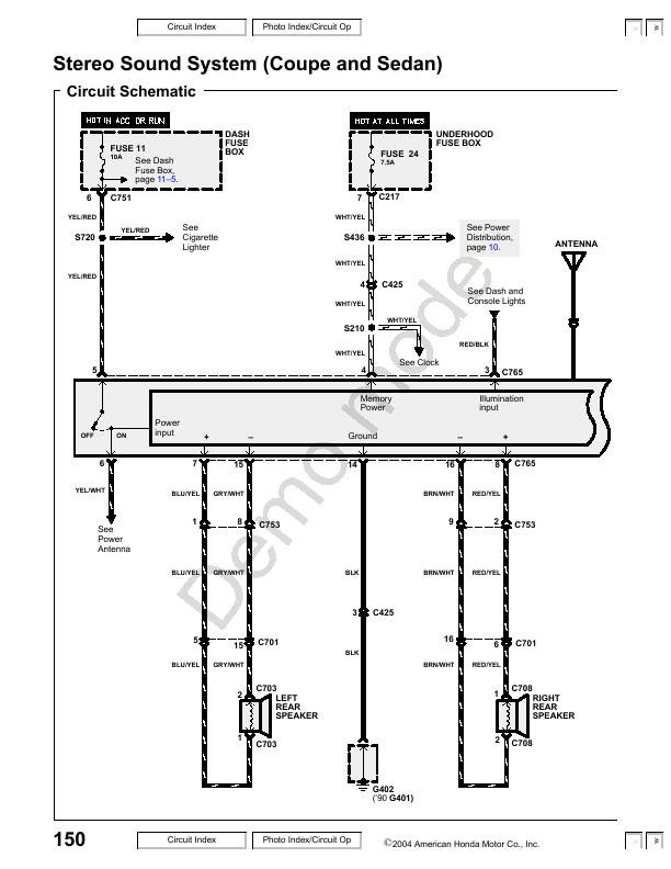 1995 Honda Accord Wiring Diagram Pics Wiring Diagram Sample