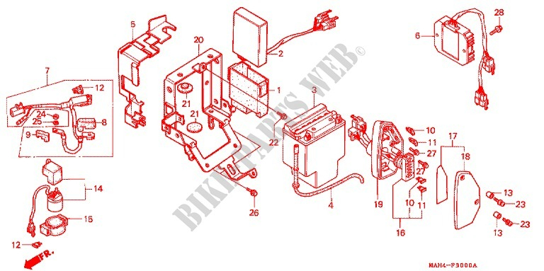 1995 Honda Shadow 1100 Wiring Diagram