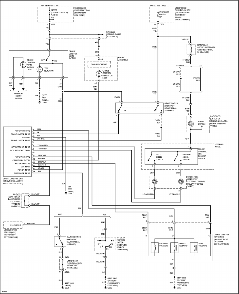 1997 Honda Prelude Headlight Wiring Diagram Wiring Diagram