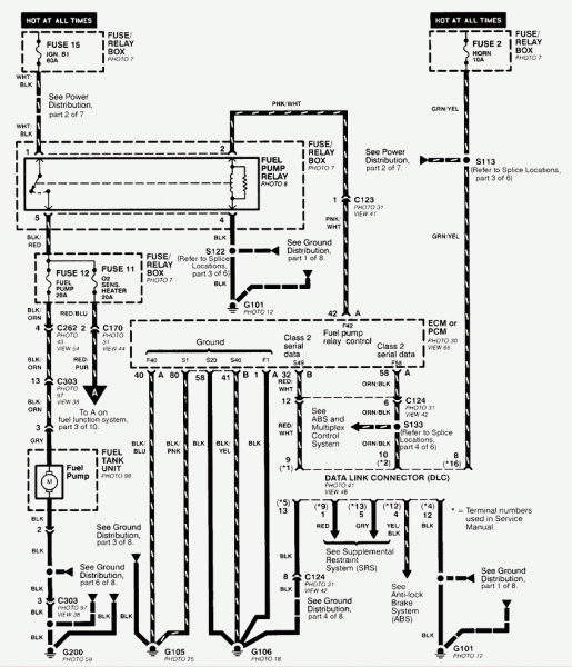 1998 Honda Civic Diagram