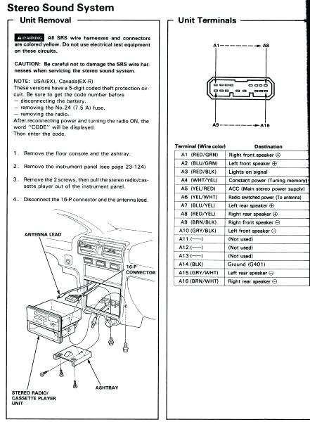 2000 Honda Crv Wiring Diagram Pictures Wiring Collection