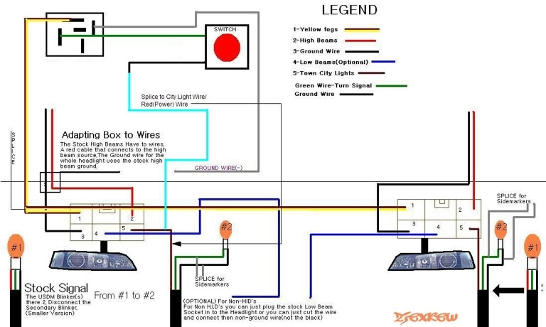 2001 Honda Accord Headlight Wiring Diagram Fuse Box And Wiring Diagram