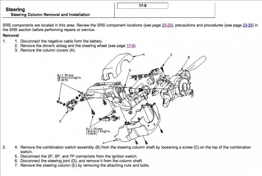 2001 Honda Civic LX Key Ignition Switch HondaCivicForum