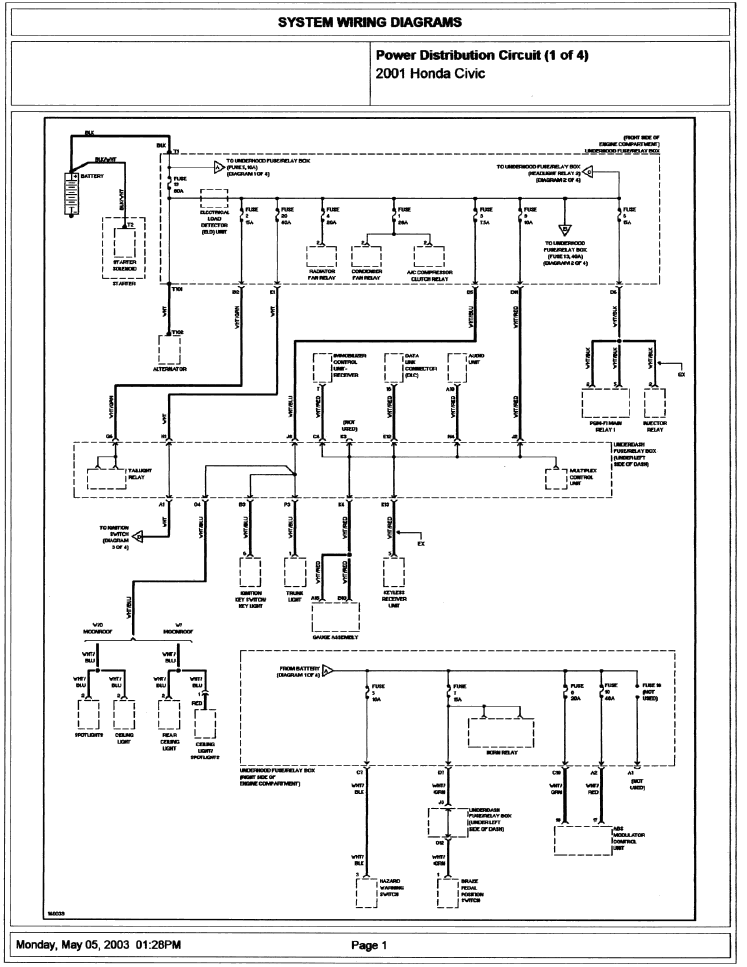 2003 Honda Crv Stereo Wiring Diagram Pictures Wiring Collection