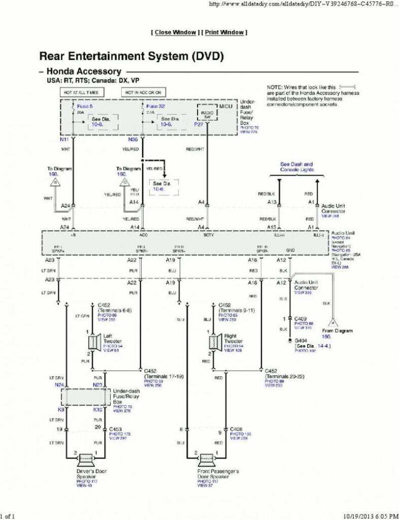 2003 Honda Odyssey Trailer Wiring Diagram Trailer Wiring Diagram