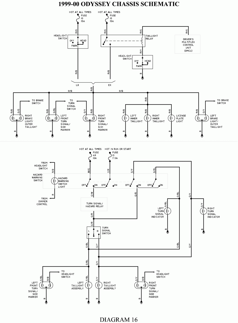 2003 Honda Odyssey Trailer Wiring Diagram Trailer Wiring Diagram