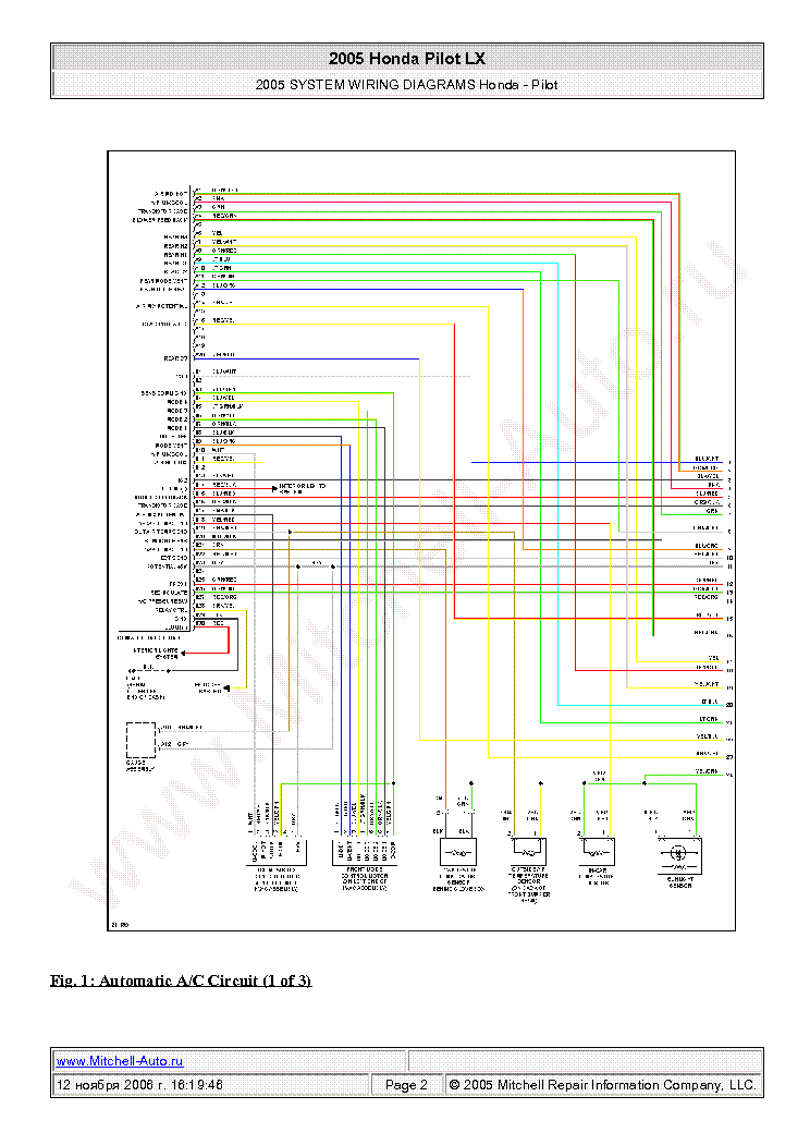 2004 Honda Odyssey Radio Wiring Diagram Database Wiring Diagram Sample