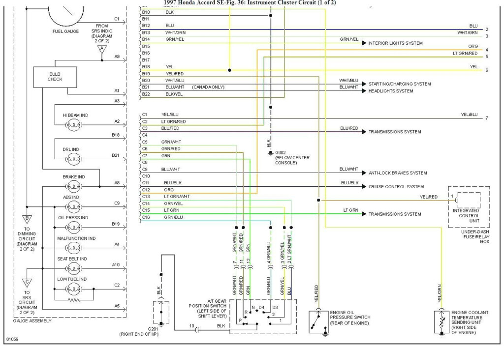 2006 Honda Odyssey Radio Wiring Diagram Free Wiring Diagram
