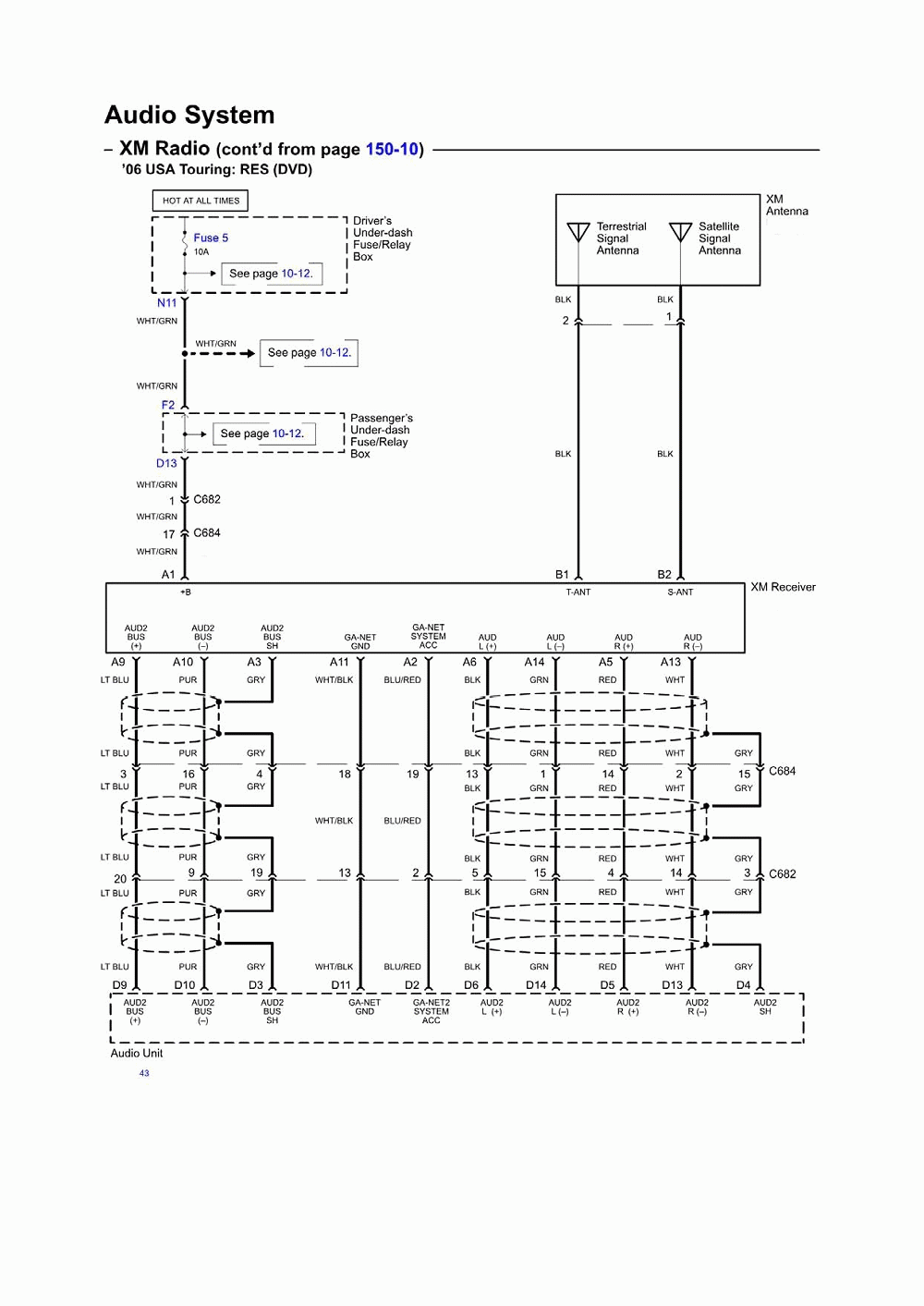 2006 Honda Odyssey Radio Wiring Diagram Free Wiring Diagram