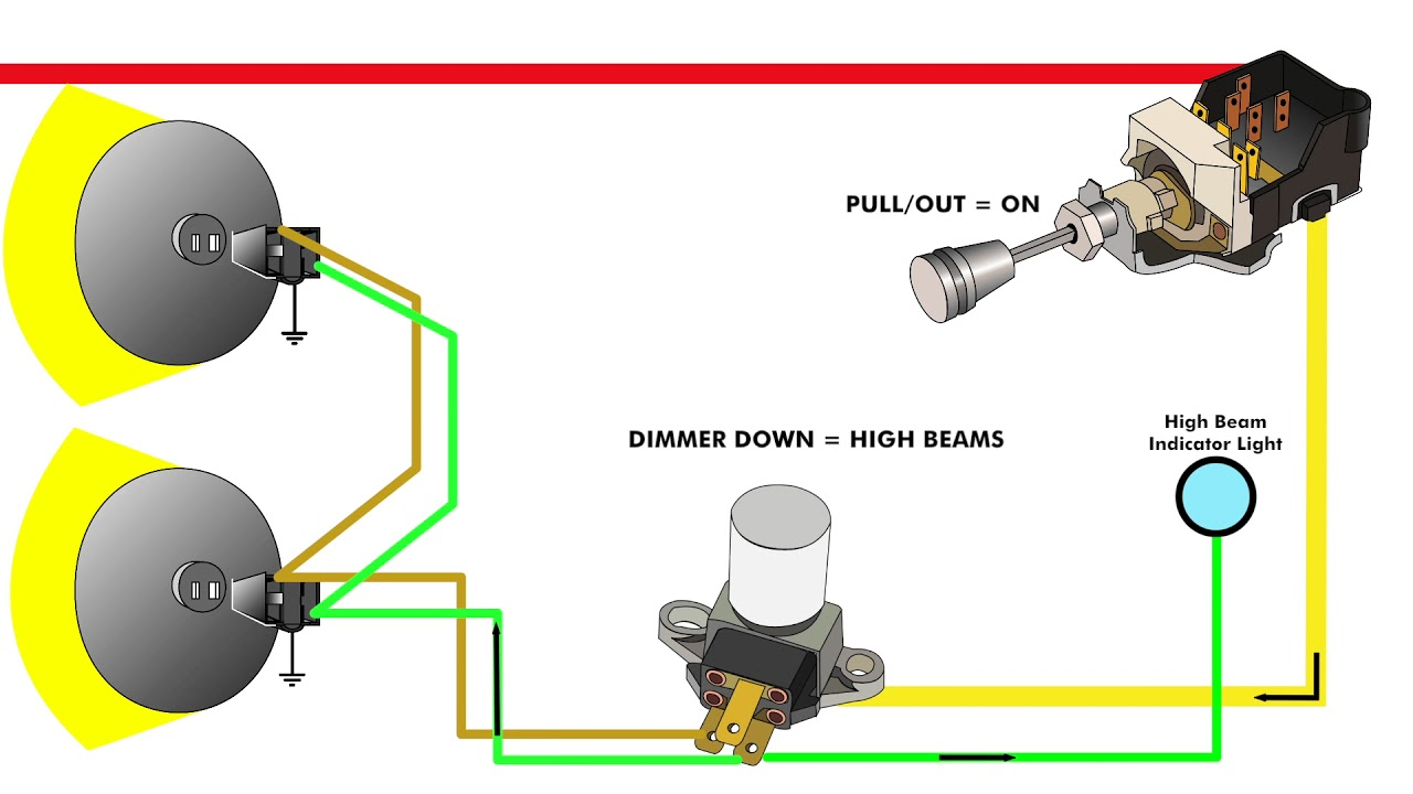 3 Prong Headlight Wiring Diagram Wiring Diagram Example