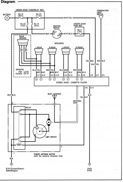 30 2003 Honda Accord Radio Wiring Diagram Wiring Diagram List