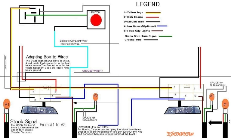 36 Simple Headlight Wiring Diagram Wiring Diagram Online Source