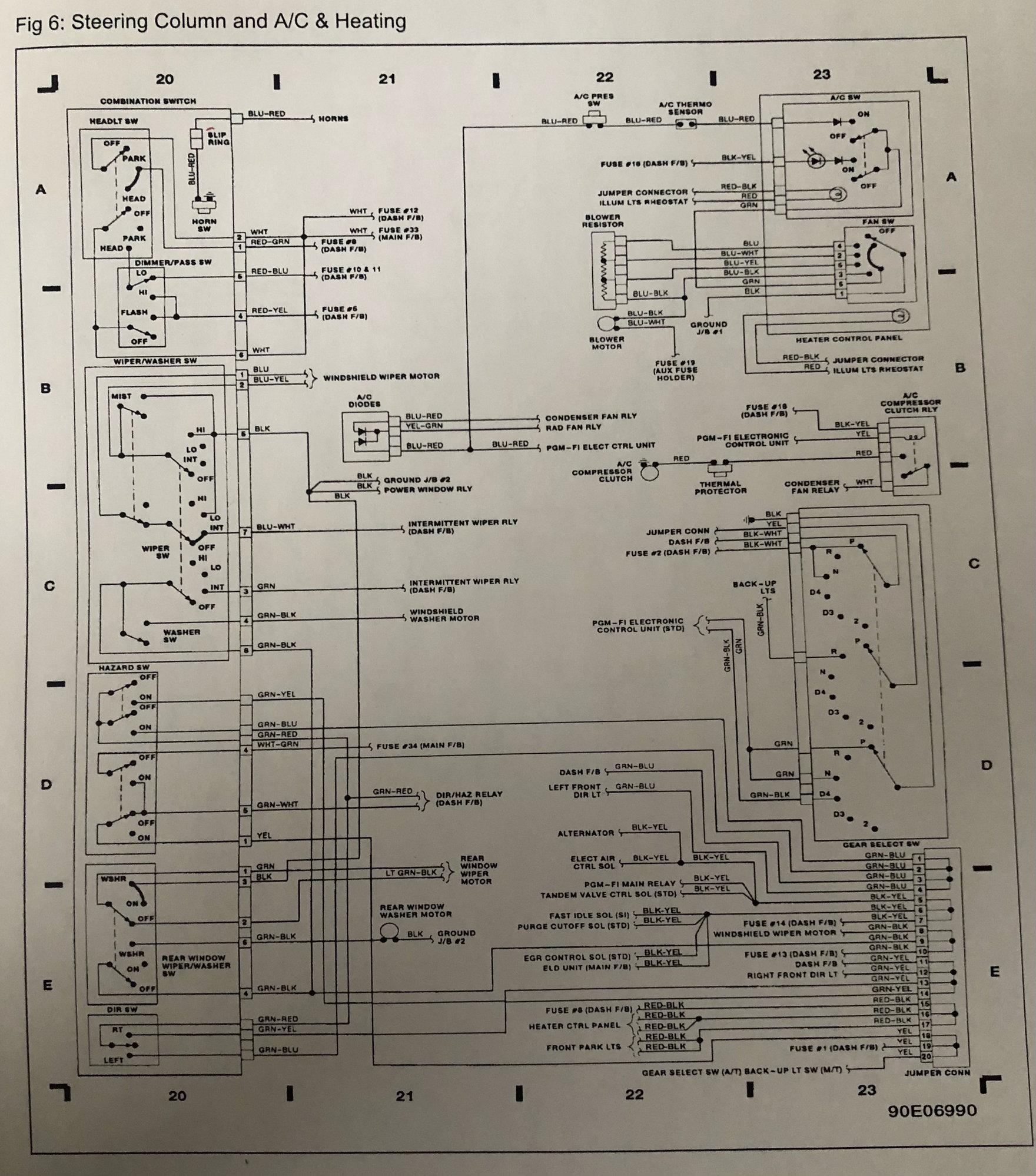 88 91 CIVIC COMPLETE WIRING DIAGRAM Honda Tech Honda Forum Discussion