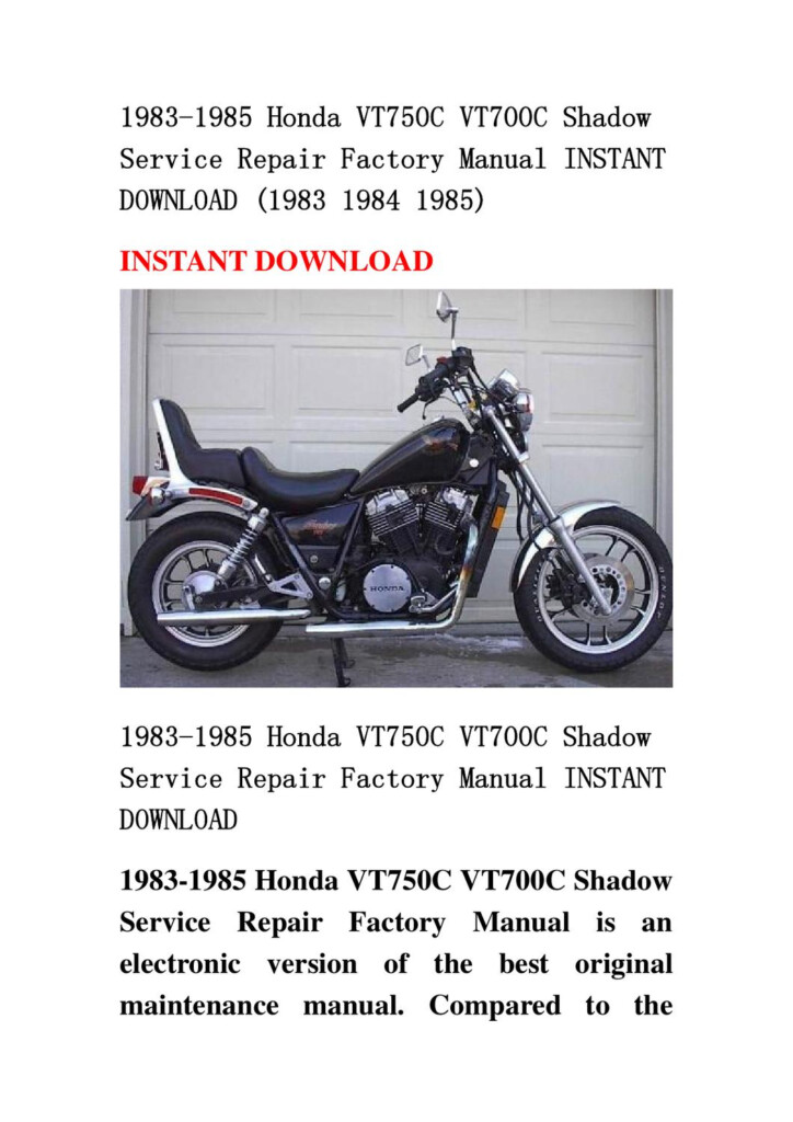 89 Honda Shadow Manual Download Countyellow