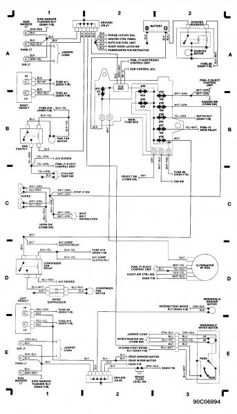 91 Crx Dx Wiring Diagram Wiring Diagram