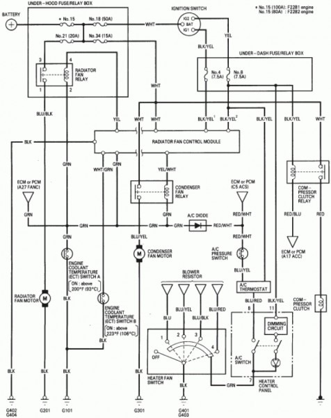 97 Honda Accord Wiring Diagram