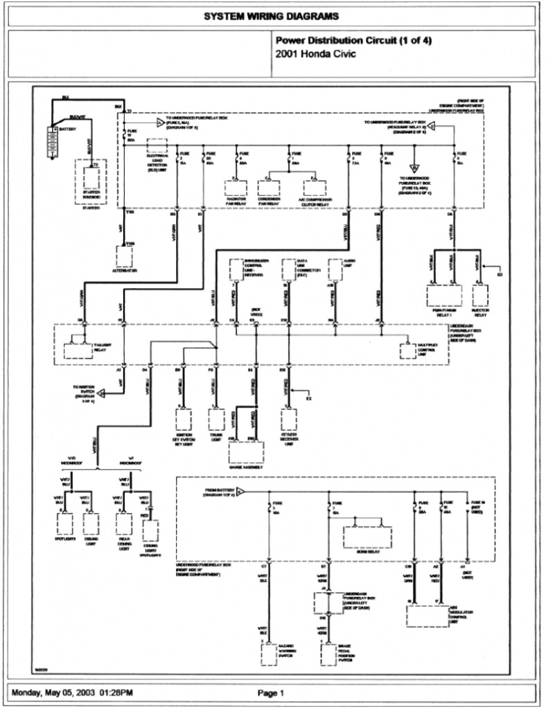 99 Honda Cr V Wiring Diagram Wiring Diagram Networks