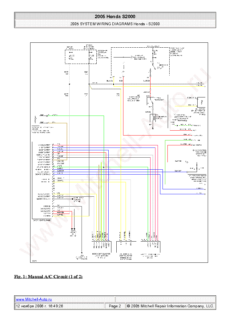 Free Download 2005 Honda S2000 Radio Wiring Treeip