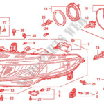 HEADLIGHT For Honda Cars CIVIC 1 8 BASE 3 Doors Intelligent Manual