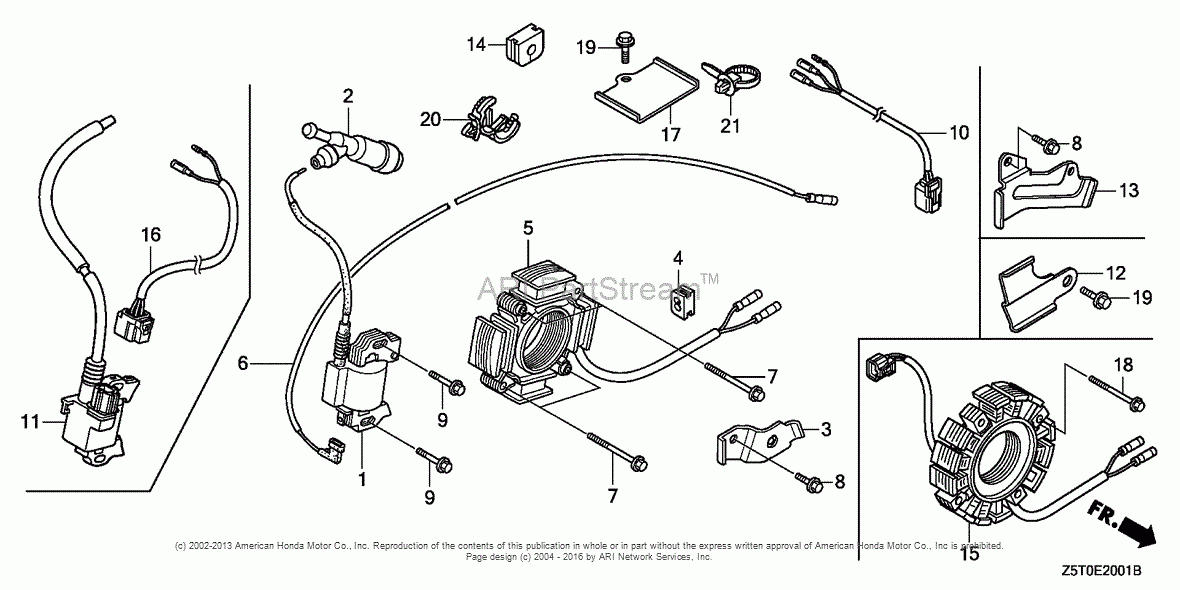 Honda 3wire Ignition Coil Wiring Diagram Gx390