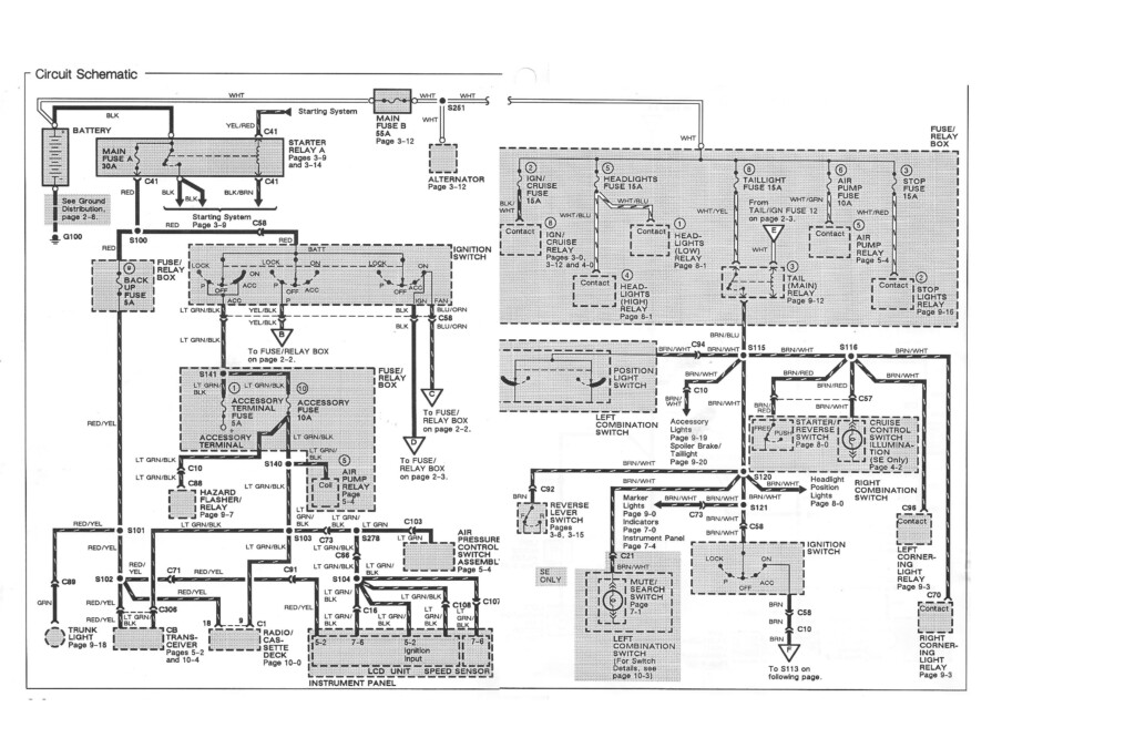 Honda Goldwing Electrical Schematic Wiring Diagram
