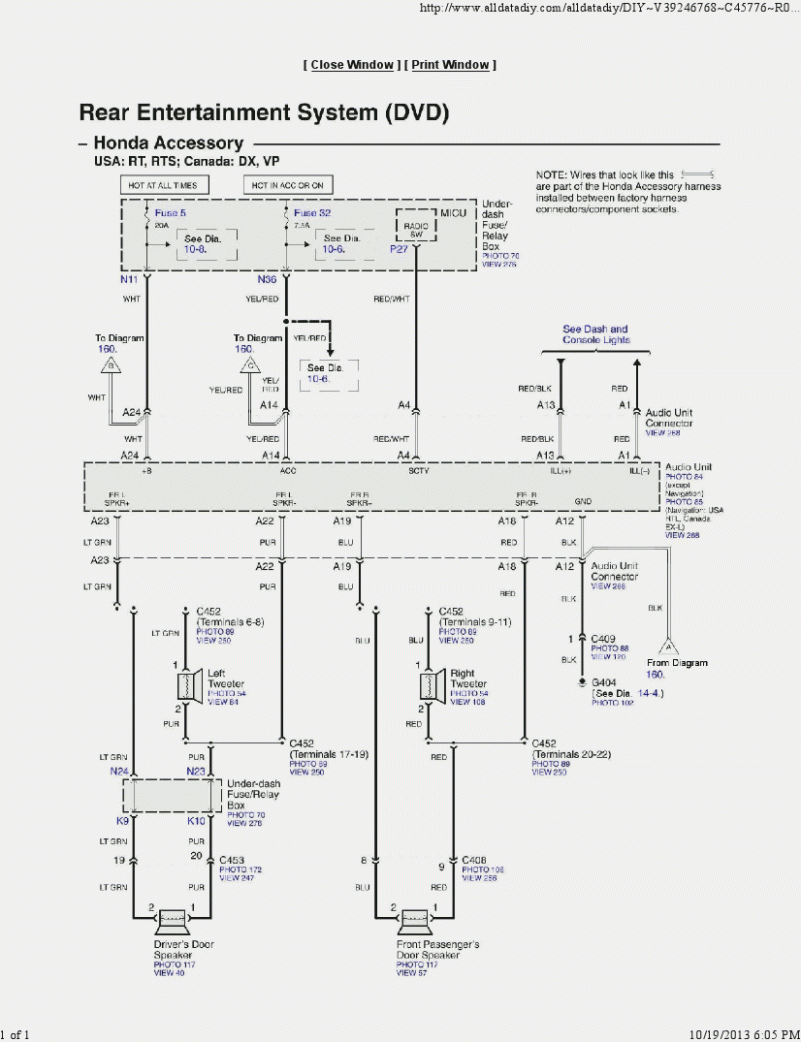 Honda Ridgeline Radio Wiring Diagram Collection Wiring Collection