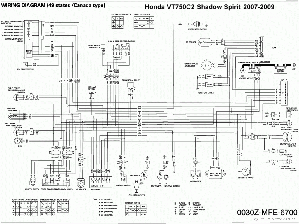 Honda Shadow Vlx 600 Wiring Diagram Wiring Diagram