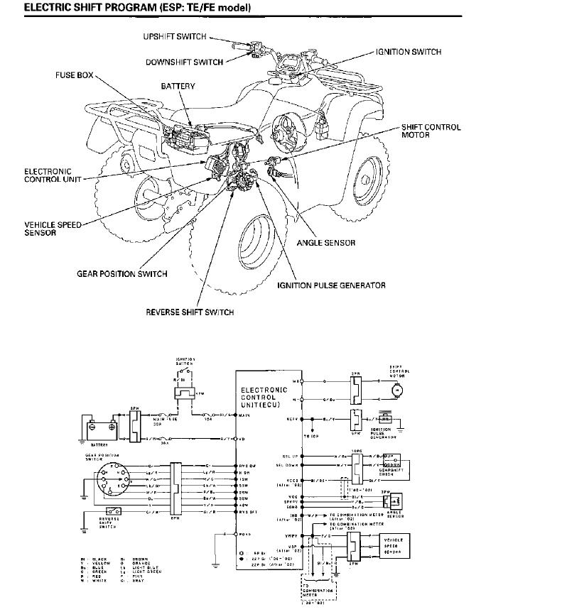 Honda Trx350 Wiring Diagram Wiring Diagram And Schematic