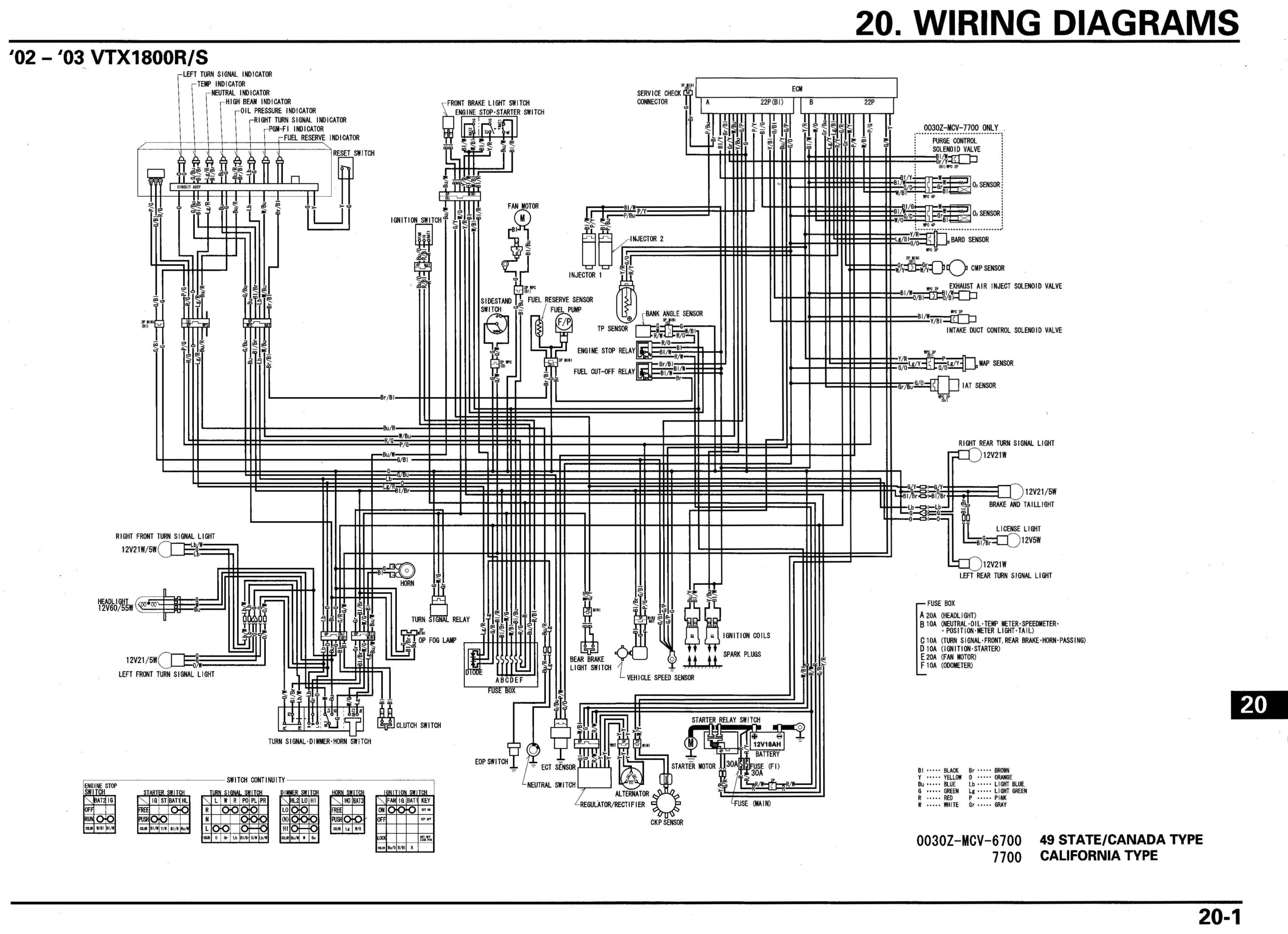 Honda Vtx 1300 Headlight Wiring Diagram