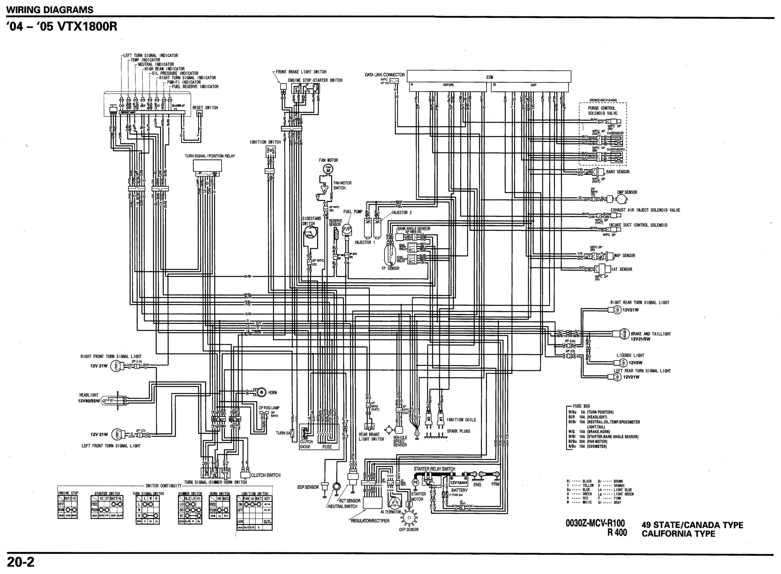 Honda Vtx 1300 Headlight Wiring Diagram