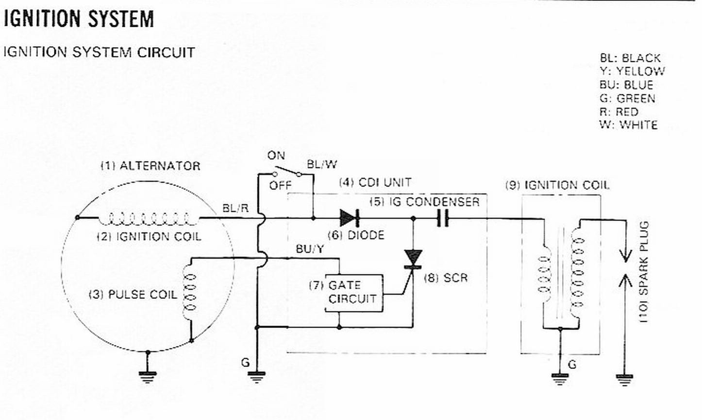 Is A Wiring Diagram Available For A 1981 honda Mp BrakeHP1 