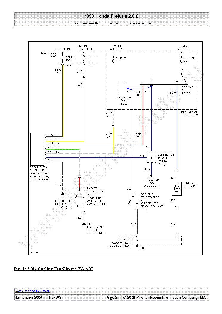 Prelude Fuse Diagram Wiring Diagram