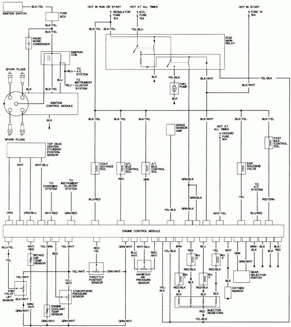 12 92 Honda Accord Engine Wiring Diagram Engine Diagram Wiringg 