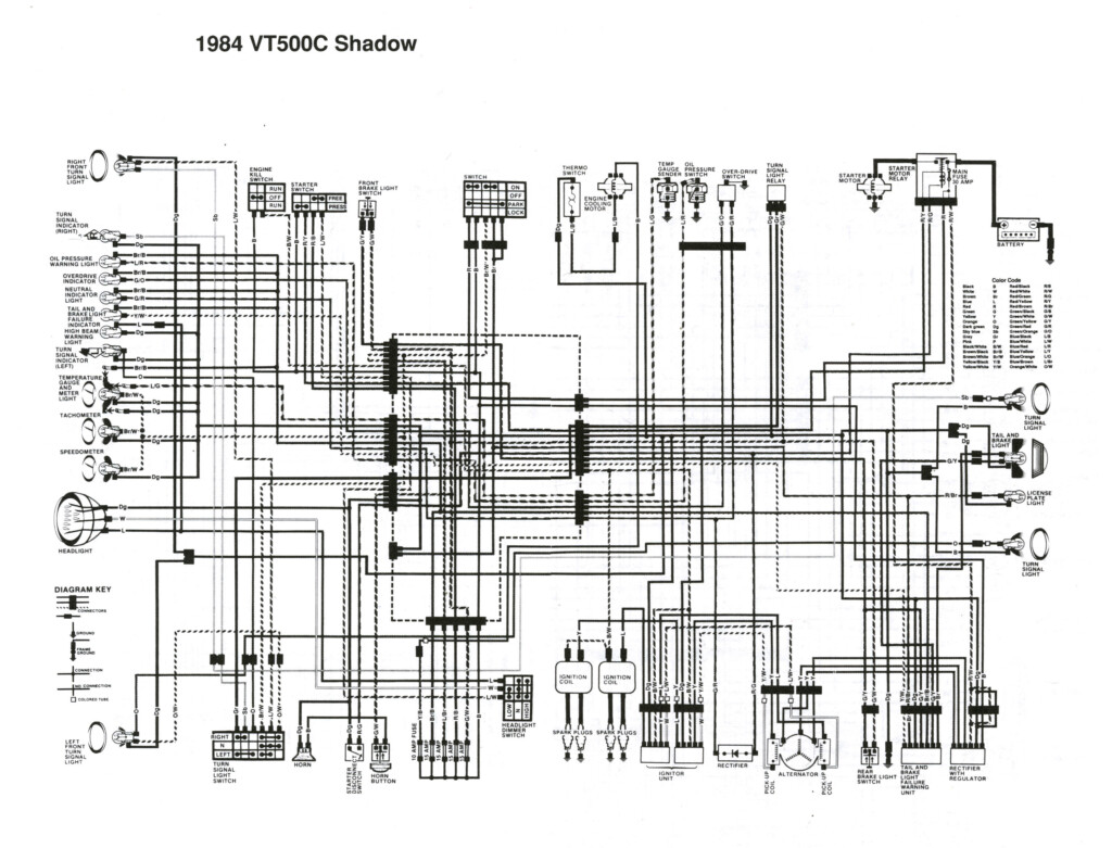 1984 Honda Vt700 Wiring Diagram