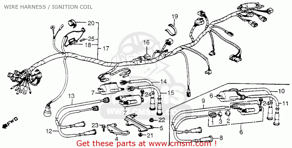 1985 Honda Cmx250c Ignition Switch Wiring Diagram