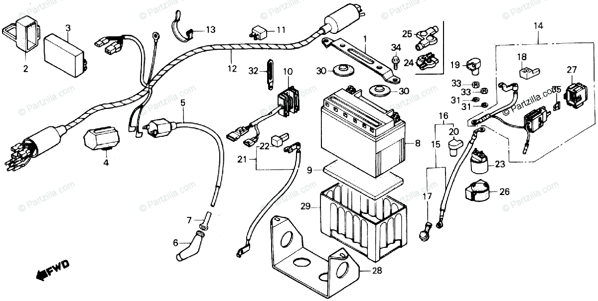1987 Honda Shadow Ignition Wiring Wiring Diagram Schema