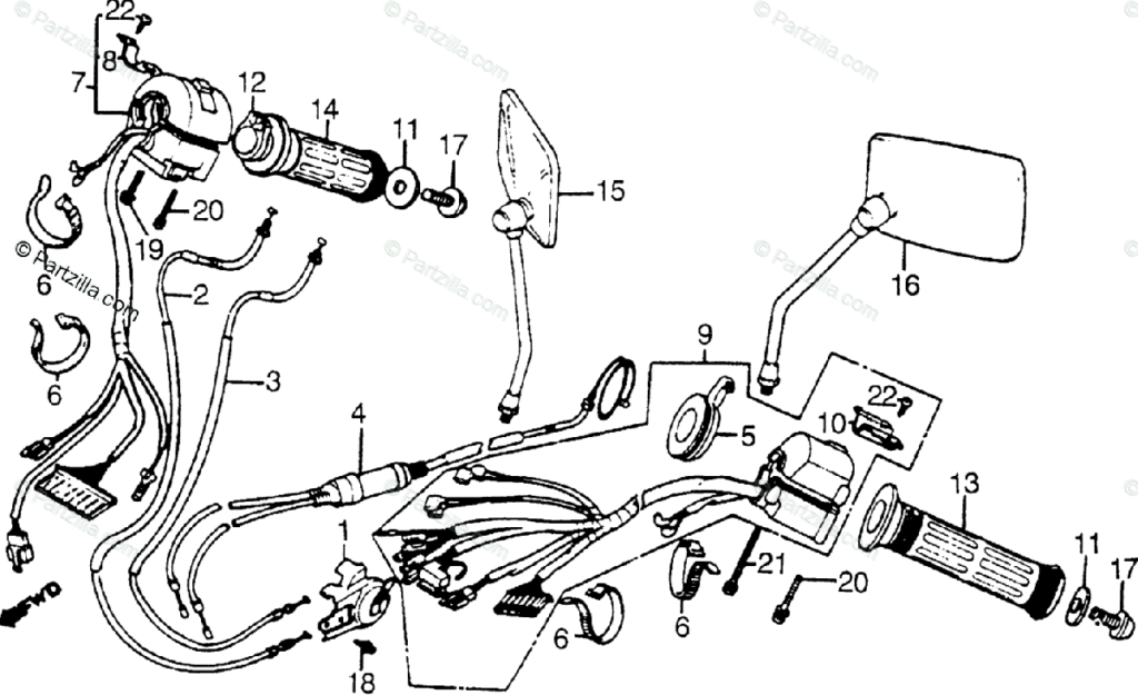 1987 Vt 1100 Honda Shadow Wiring Diagram Wiring Diagram Schema