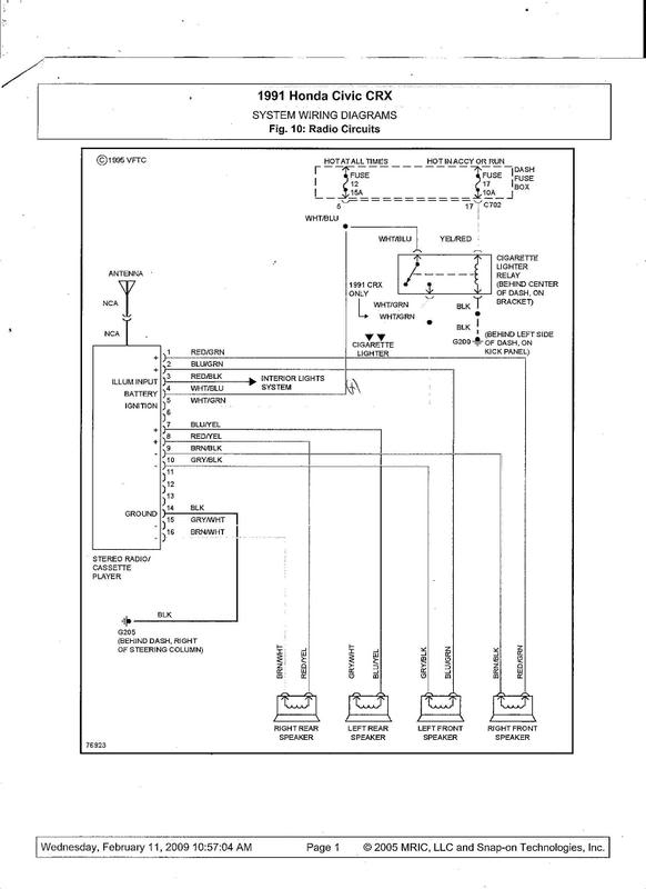 1990 Honda Accord Stereo Wiring Diagram Database Wiring Diagram Sample