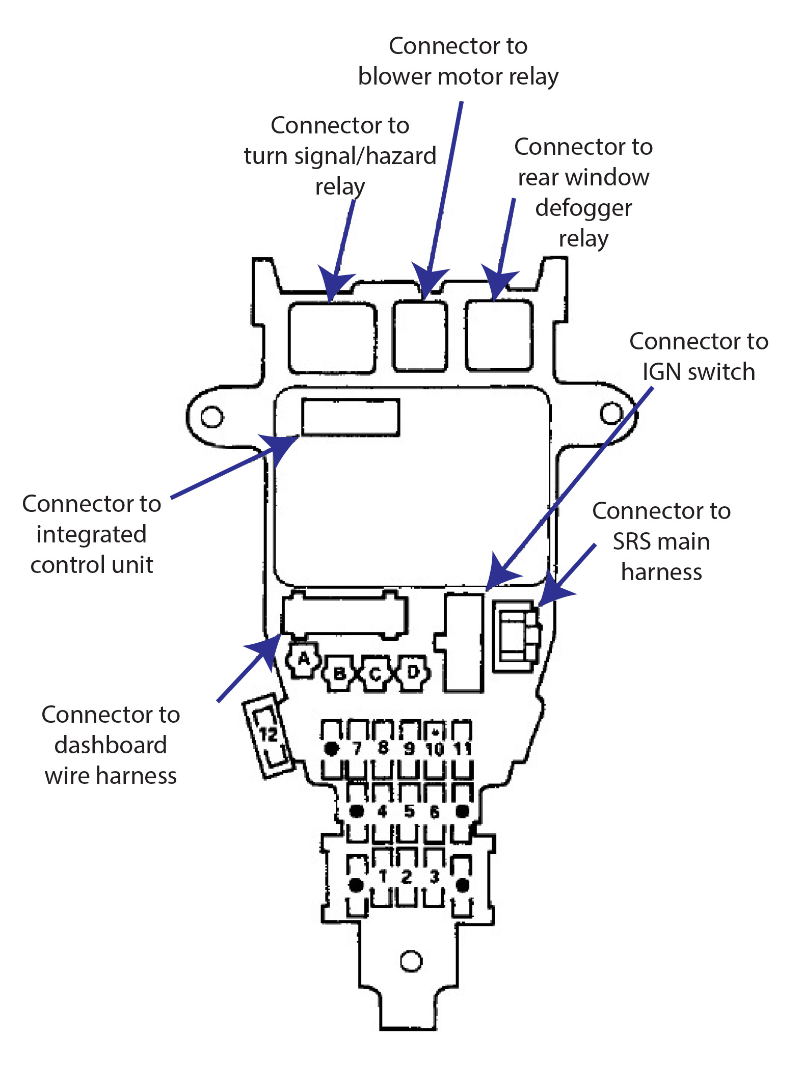 1994 Honda Accord Wiring Harness