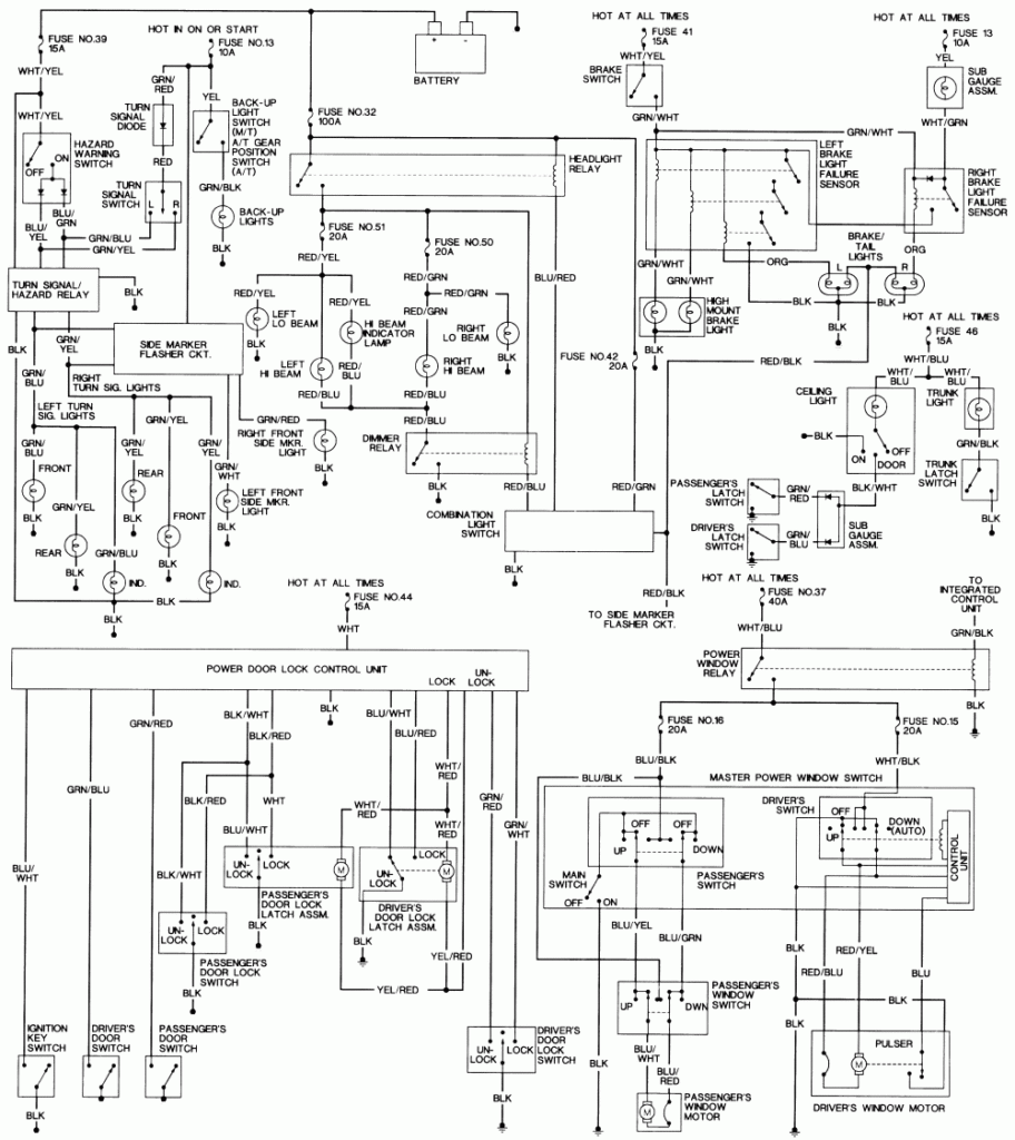 1997 Honda Prelude Headlight Wiring Diagram Wiring Diagram