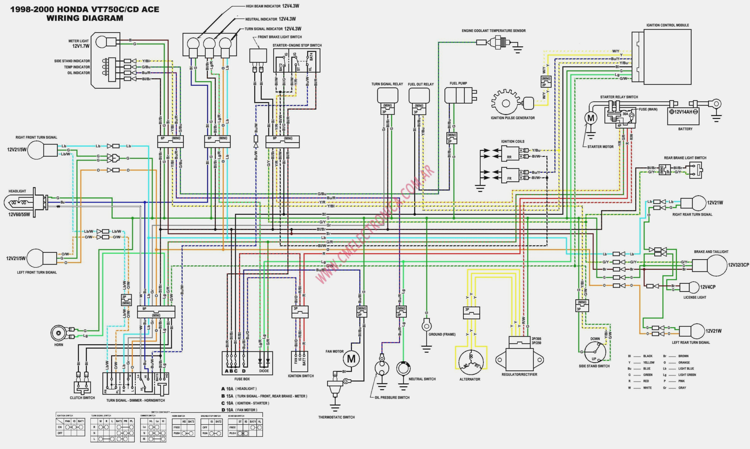 1997 Honda Shadow Ace 1100 Wiring Diagram Wiring Diagram And 