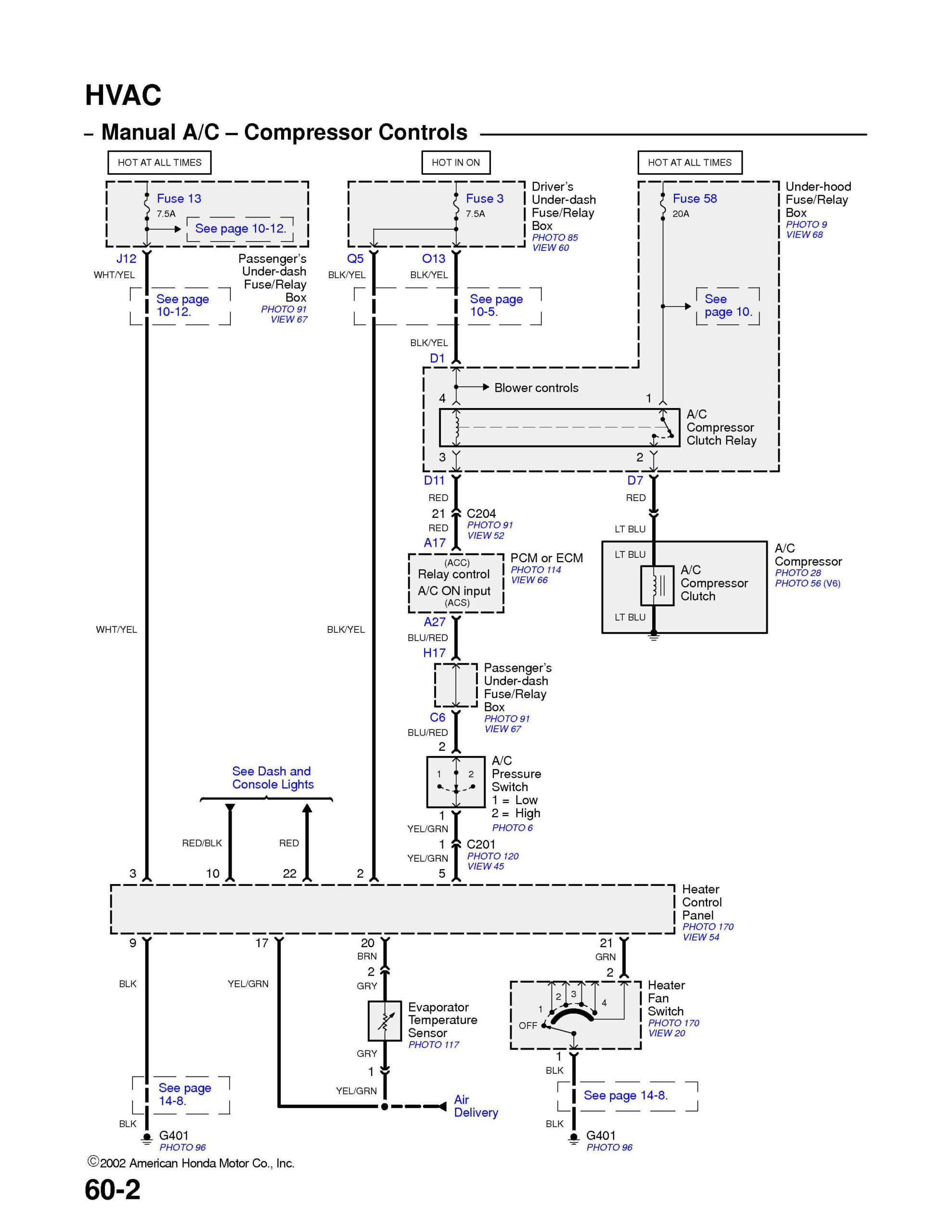 1999 Honda Accord Radio Wiring Diagram