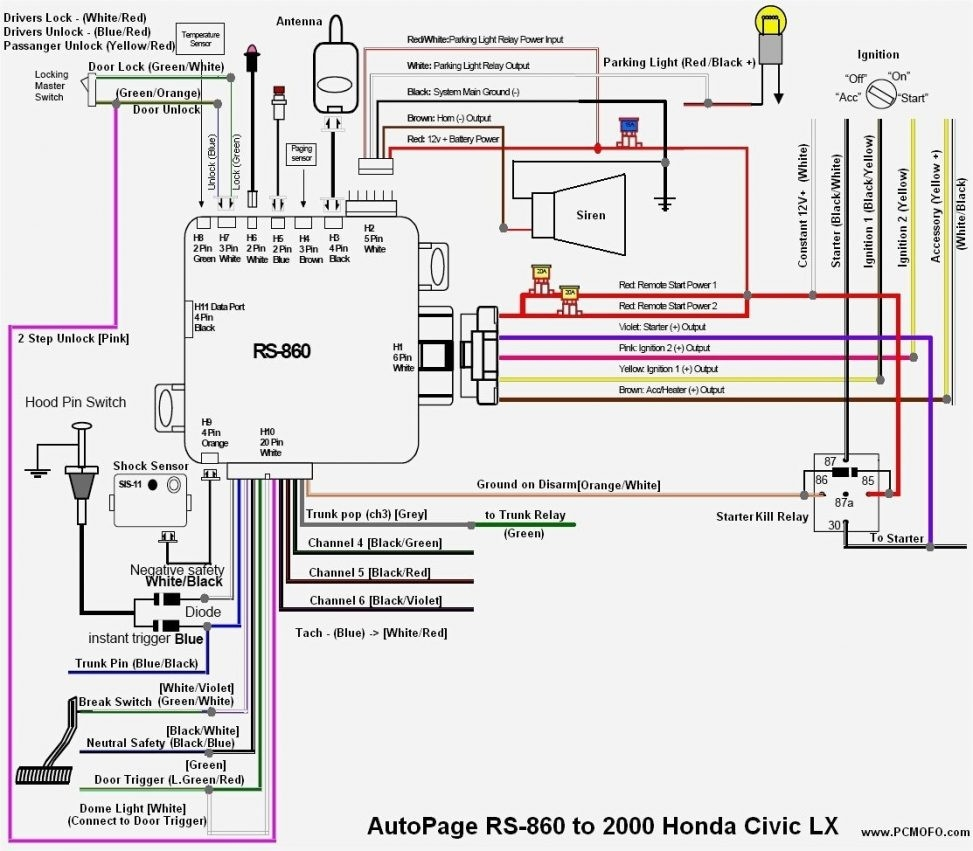 2000 Honda Accord Stereo Wiring Diagram Free Wiring Diagram