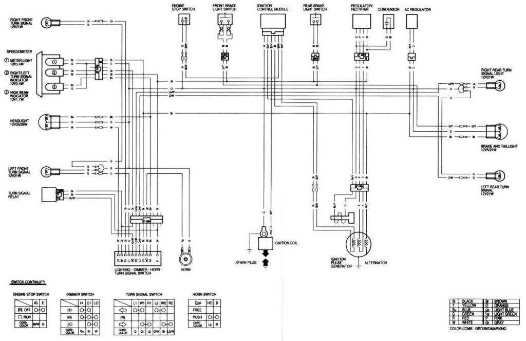 2000 Honda Shadow Vlx 600 Wiring Diagram