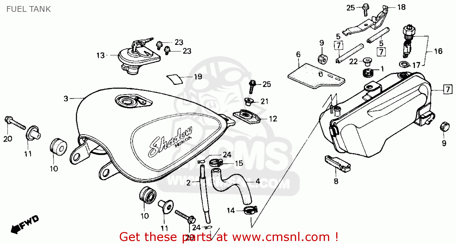 2001 Honda Shadow 750dc Wiring Diagram