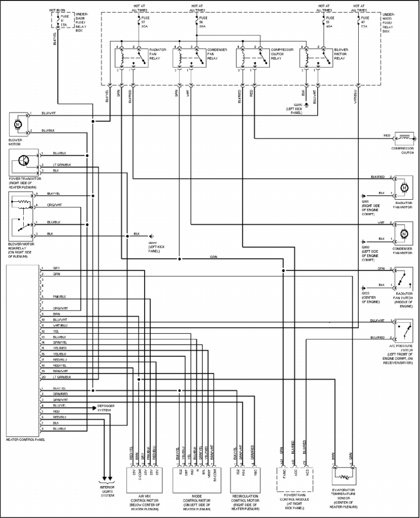2002 Honda Crv Wiring Diagram Database Wiring Diagram Sample